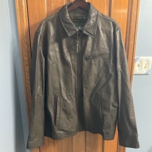 Eddie Bauer Buffalo Leather Jacket (mint vintage)